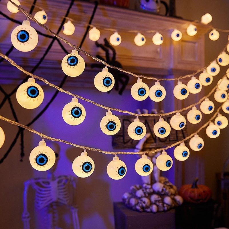 Halloween LED Ghost Eyes String Lights