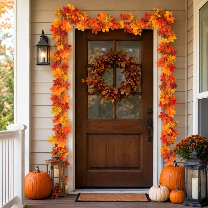 Halloween Maple Leaf Fall Hanging Decoration Thanksgiving